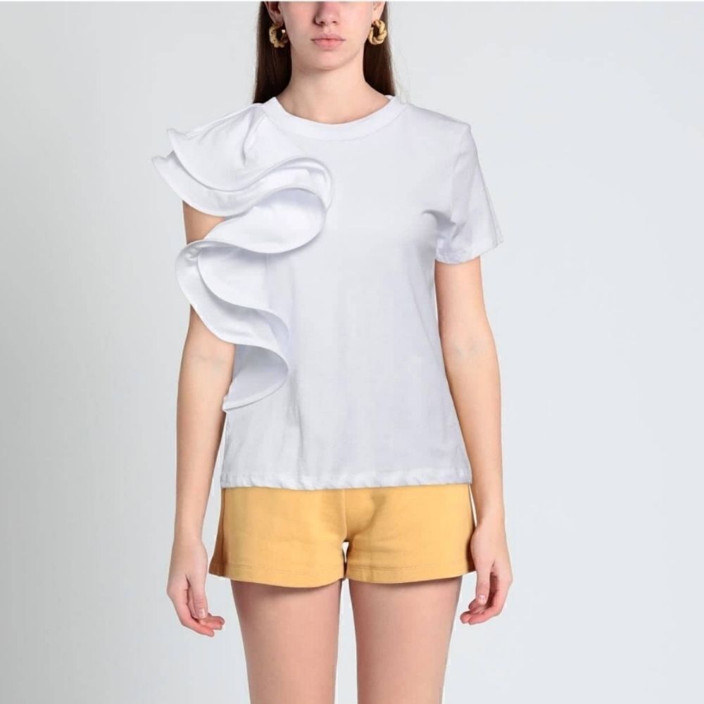 Berna ruffle t-shirt New M